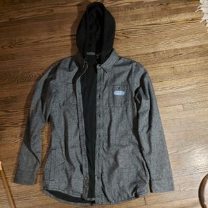 Armada SKIS hooded jacket XL, charcoal with black lining and hood